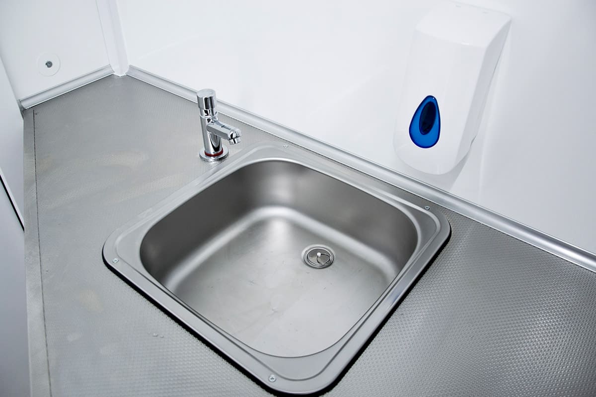 Galvanised steel exterior