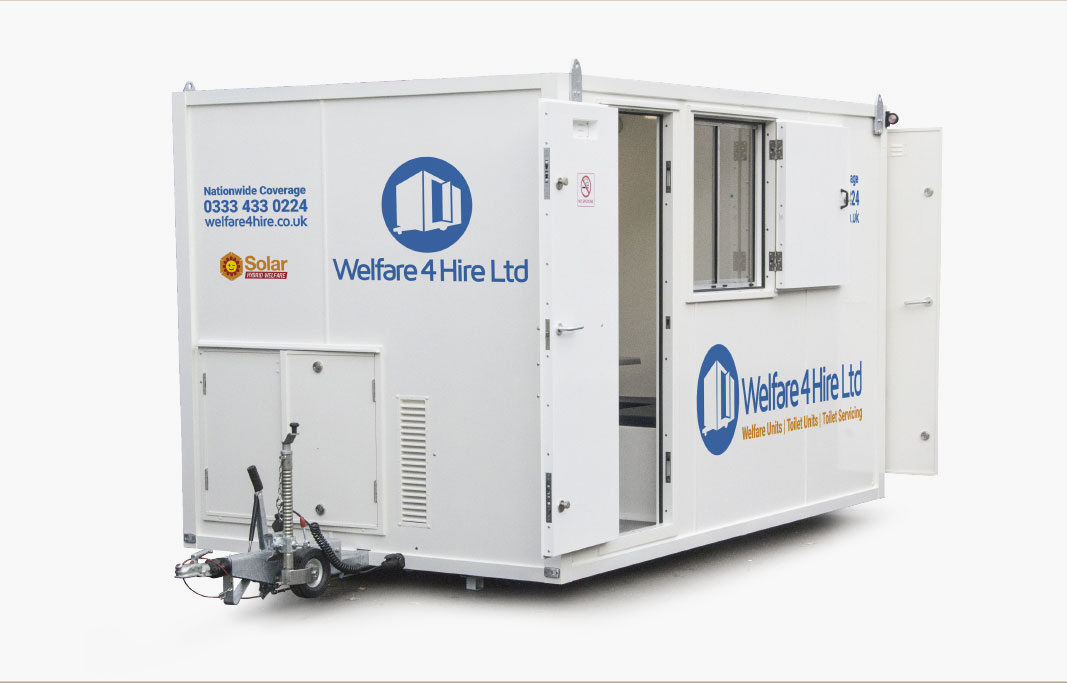 6 person welfare unit hire